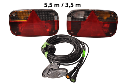 Aspock Kit d'éclairage - Aspock Multipoint 3 - 13 broches - Plug & Play - incluant un éclairage de marquage