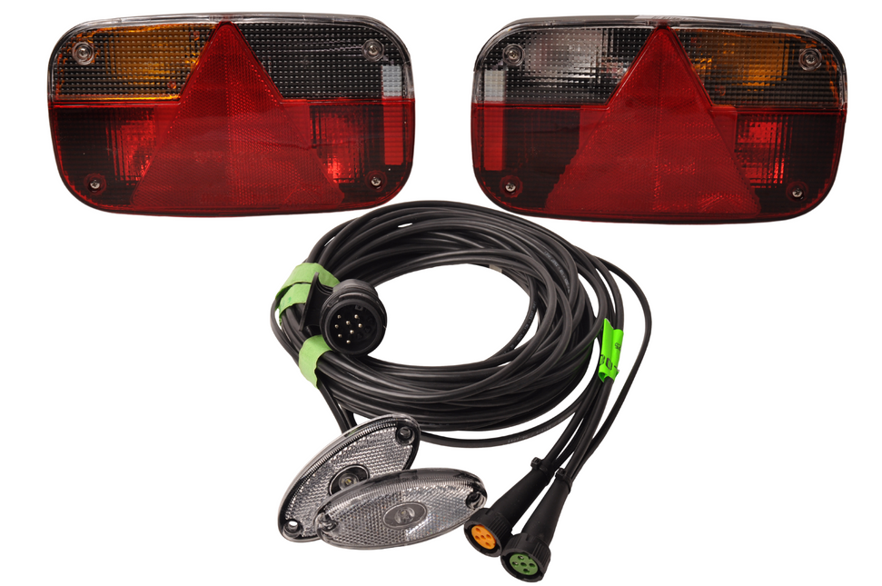 Aspock Kit d'éclairage - Aspock Multipoint 3 - 13 broches - Plug & Play - incluant un éclairage de marquage