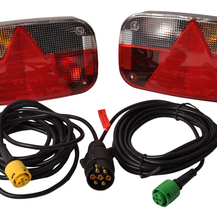 Aspock Kit d'éclairage - Aspöck Multipoint 3 - 5 mètres de câble principal - 7 broches - Plug & Play