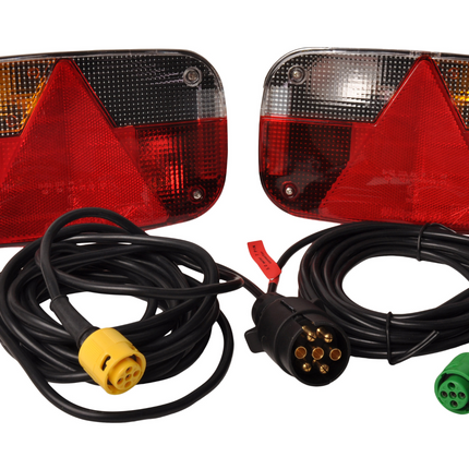 Aspock Kit d'éclairage - Aspöck Multipoint 3 - 5 mètres de câble principal - 7 broches - Plug & Play