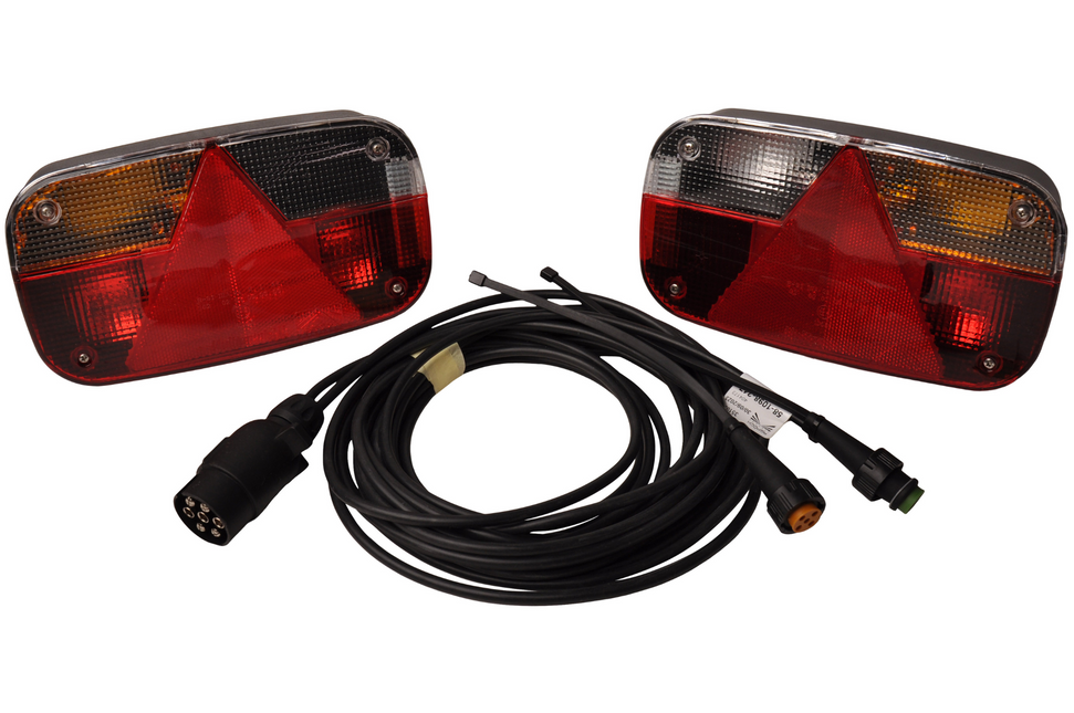 Aspock Kit d'éclairage - Aspock Multipoint 3 - câble principal de 5 mètres - 7 broches - Plug & Play - incluant des dérivations