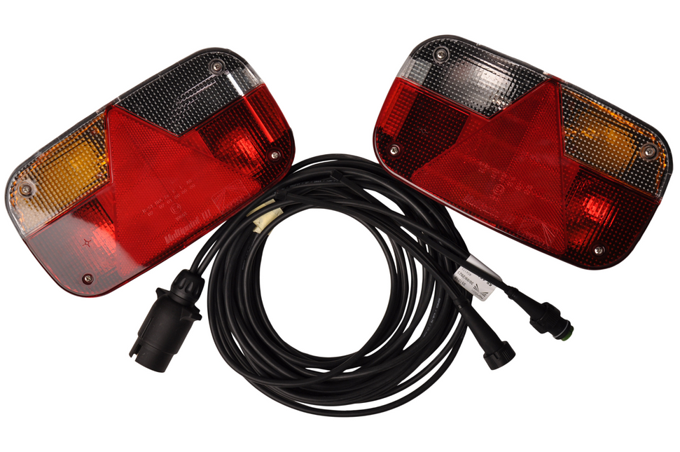 Aspock Kit d'éclairage - Aspock Multipoint 3 - câble principal de 5 mètres - 7 broches - Plug & Play - incluant des dérivations