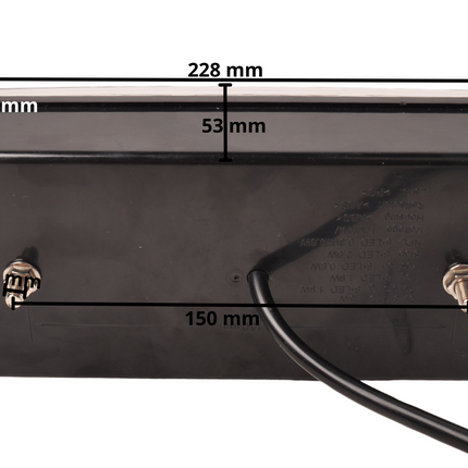 Aspock Kit d’éclairage LED - Cantonal - 5 mètres - 7 broches - Plug & Play - dérivations