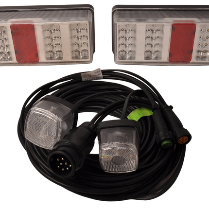 Aspock Kit LED - 13 broches - incluant l'éclairage de balisage pré-monté - choisissez le câble principal souhaité