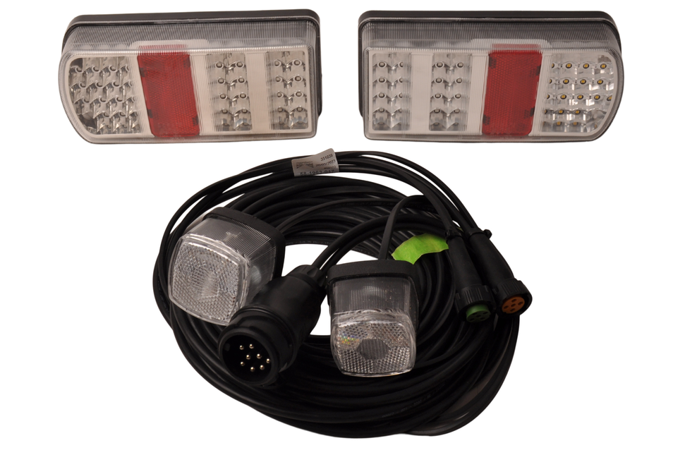 Aspock Kit LED - 13 broches - incluant l'éclairage de balisage pré-monté - choisissez le câble principal souhaité