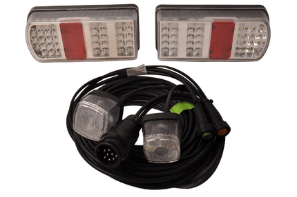 Aspock Kit LED - 13 broches - incluant l'éclairage de balisage pré-monté - choisissez le câble principal souhaité