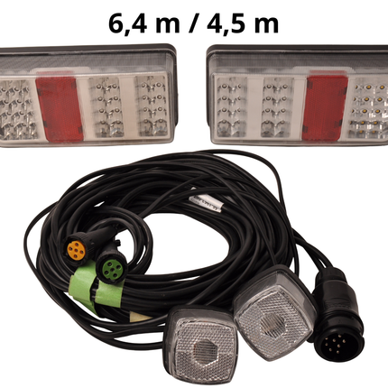 Aspock Kit LED - 13 broches - incluant l'éclairage de balisage pré-monté - choisissez le câble principal souhaité