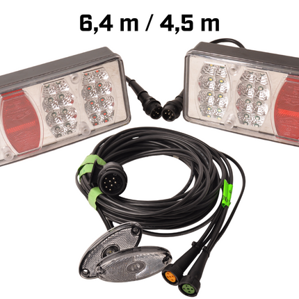 Aspock Kit LED - 13 broches - incluant l'éclairage de balisage pré-monté - choisissez le câble principal souhaité