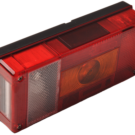 Aspock Midipoint 1 - Feu arrière - 24-6210-007 - 5 pôles - droit - 220x100x52 mm