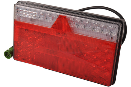 Aspock MultiLED 2 droit 240,7x140,7x35 mm - entièrement LED - 35-0204-067