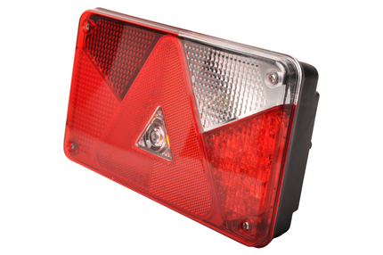 Aspock Multipoint 5 - feu arrière - 5 broches - droit - feu arrière LED et feu stop