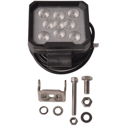 Aspock Phare de travail premium LED Remorque - 1500 lumens - 9 leds - 138x110x40 mm