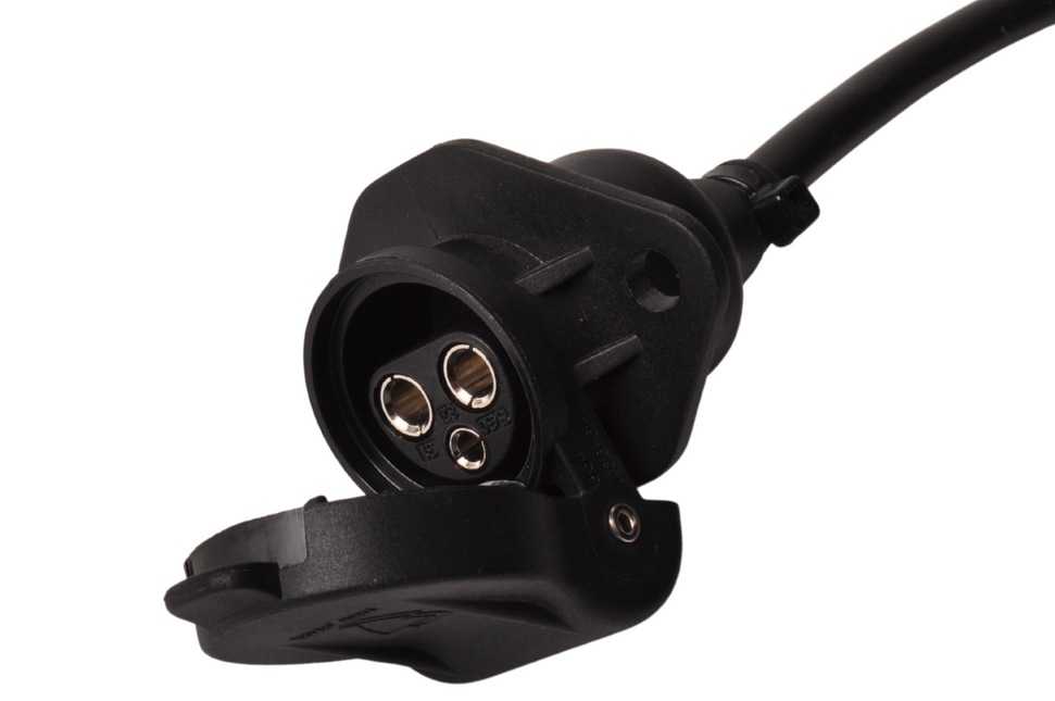 Aspock Prise de courant à 3 broches avec raccordement à la batterie