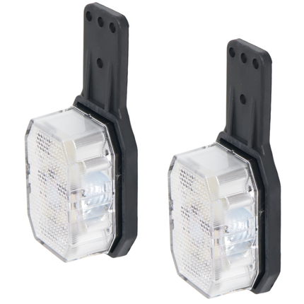Aspock Set de 2 feux de position LED Aspöck Flexipoint - rouge/blanc - 50 cm
