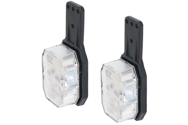 Aspock Set de 2 feux de position LED Aspöck Flexipoint - rouge/blanc - 50 cm