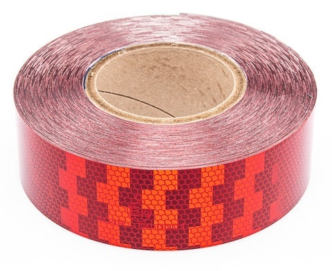 Avery 50 mètres de ruban adhésif réfléchissant pour surfaces dures - rouge