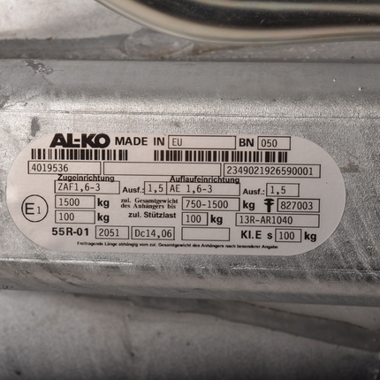 BPW BPW Frein à inertie pour remorque - ZAF1,6-3 - version C - capacité max : 1500 kg - connexion au timon en V