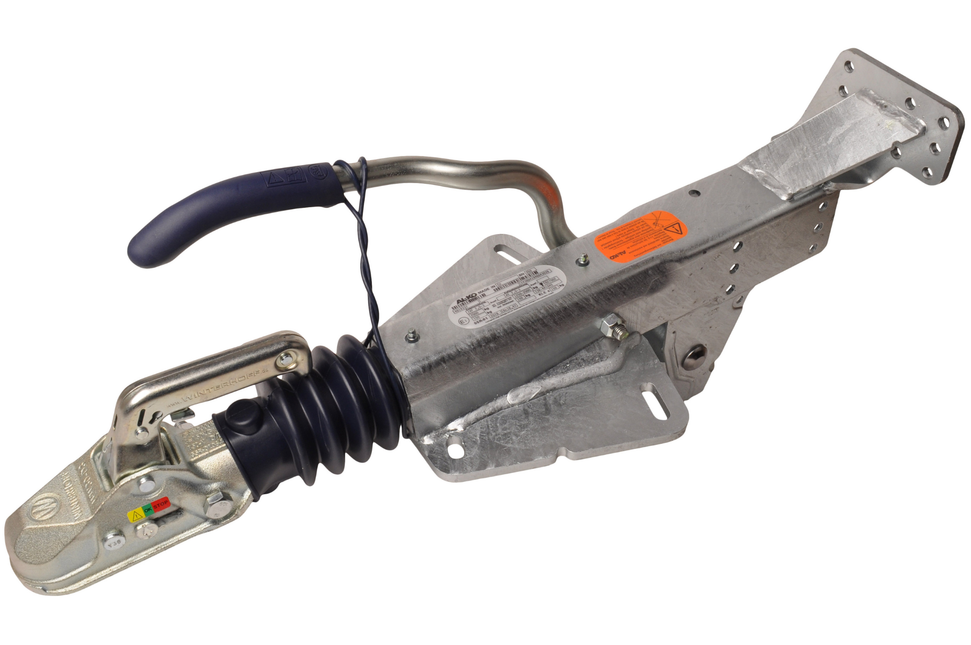 BPW BPW Frein à inertie pour remorque ZAF2,0-3 - 2000 kg de capacité de traction maximale - montage supérieur - y compris le support de la roue jockey