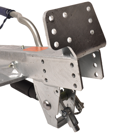 BPW BPW Frein à inertie pour remorque ZAF2,0-3 - 2000 kg de capacité de traction maximale - montage supérieur - y compris le support de la roue jockey