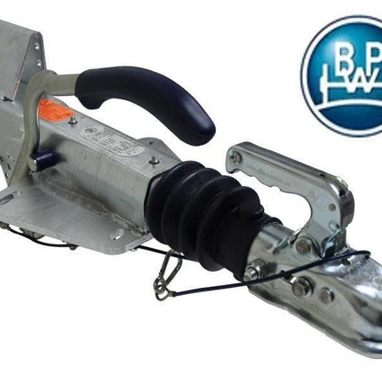 BPW Frein à inertie pour remorque ZAF2.0-3 soubassement (2000kg) - y compris le support de la roue jockey