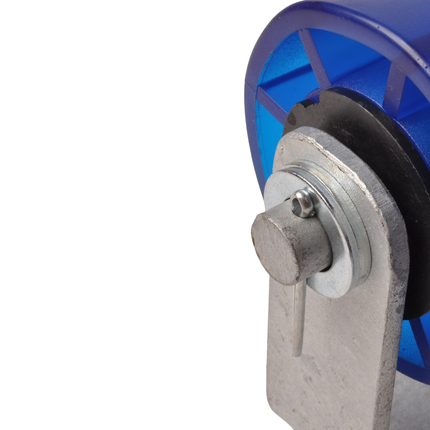 Cantonal 194x90 mm Diabolo bleu complet sur support