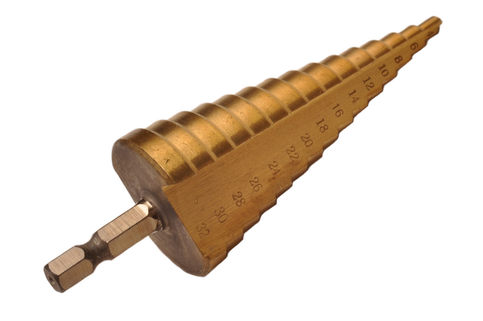 Cantonal 3 pièces Foret étagé Fraises à tôle revêtues de titane