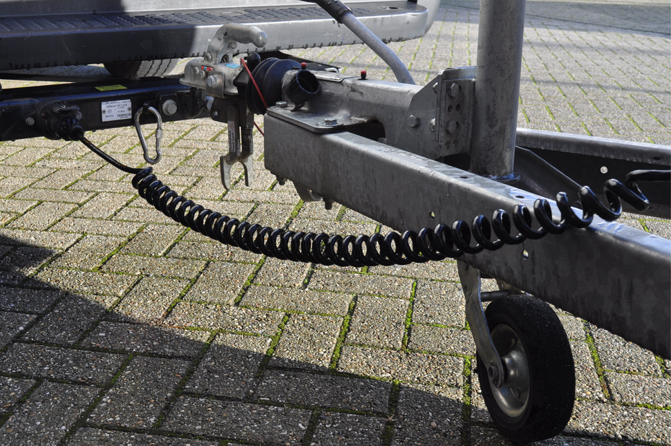 Cantonal Adaptateur câble spiralé 7 fils avec prise 13 broches & prise 7 broches - 90 à 250 cm
