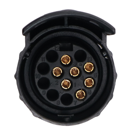 Cantonal Adaptateur prise de haute qualité : voiture 7 broches  - remorque 13 broches