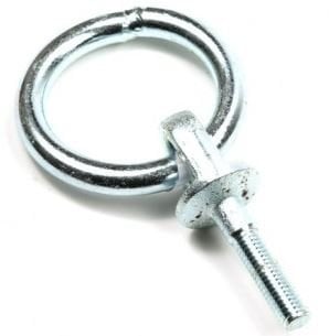 Cantonal Anneau avec vis filetée M10x33mm.