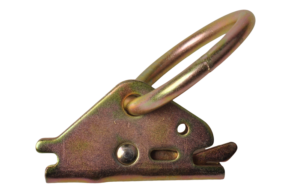 Cantonal Anneau de fixation pour rails d'arrimage de camion 80x14 mm