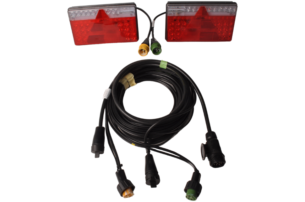 Cantonal Aspock Multiled 2 set d'éclairage étanche certifié IP6K9K - choisissez le câble principal souhaité