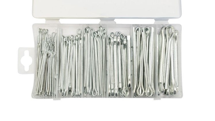 Cantonal Assortiment de goupilles fendues 144 pièces