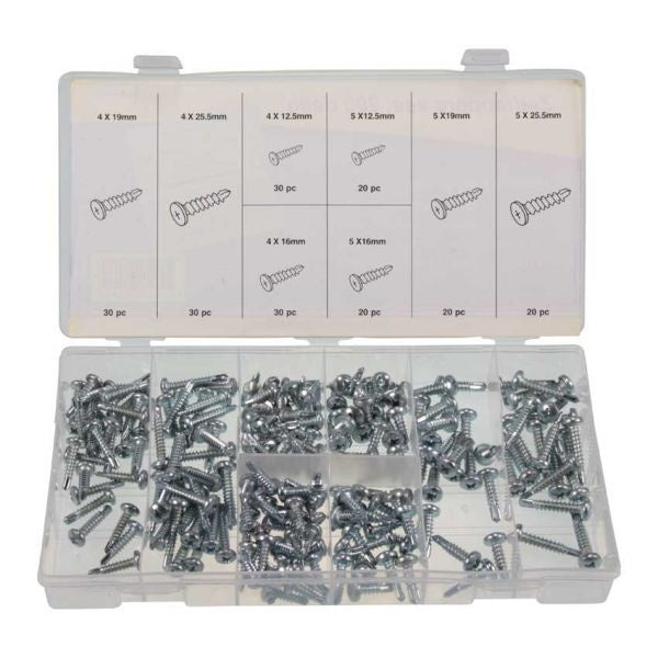 Cantonal Assortiment de vis autotaraudeuses 200 pièces