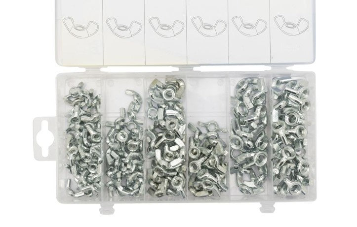 Cantonal Assortiment d'écrous à oreilles 150 pièces