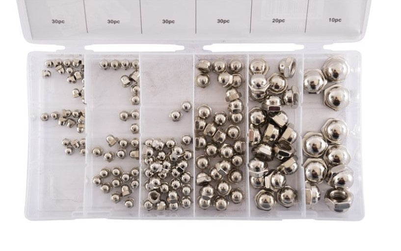 Cantonal Assortiment d'écrous borgnes 150 pièces