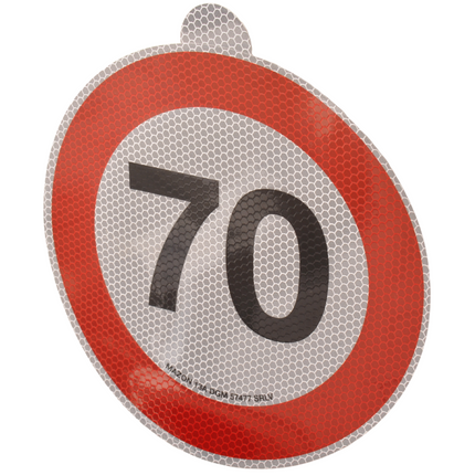 Cantonal Autocollant vitesse 70 Italie – 20 cm