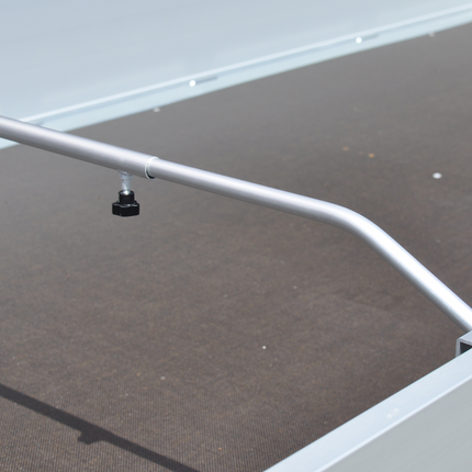 Cantonal bâche réglable pour bâche en aluminium réglable – 135 à 215 cm