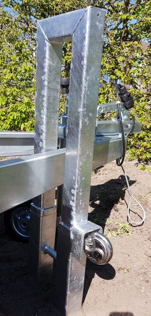 Cantonal Barre de stationnement antivol - convient à toutes les remorques avec timon en V