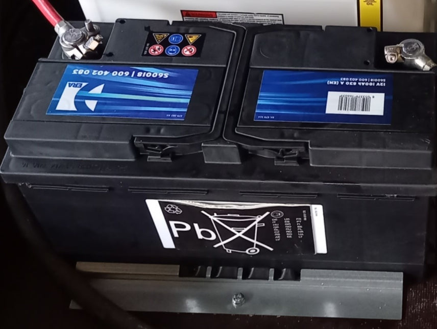 Cantonal Barre pour la fixation de la batterie sur la benne à 3 côtés