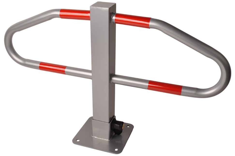 Cantonal Barrière de parking 465x750 mm - incluant du ruban réfléchissant