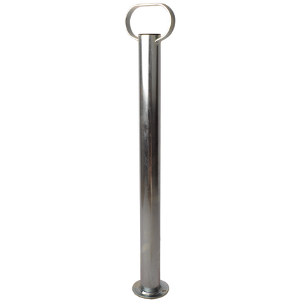 Cantonal Béquilles en acier avec poignée - hauteur 600 mm - diamètre du tube 48 mm