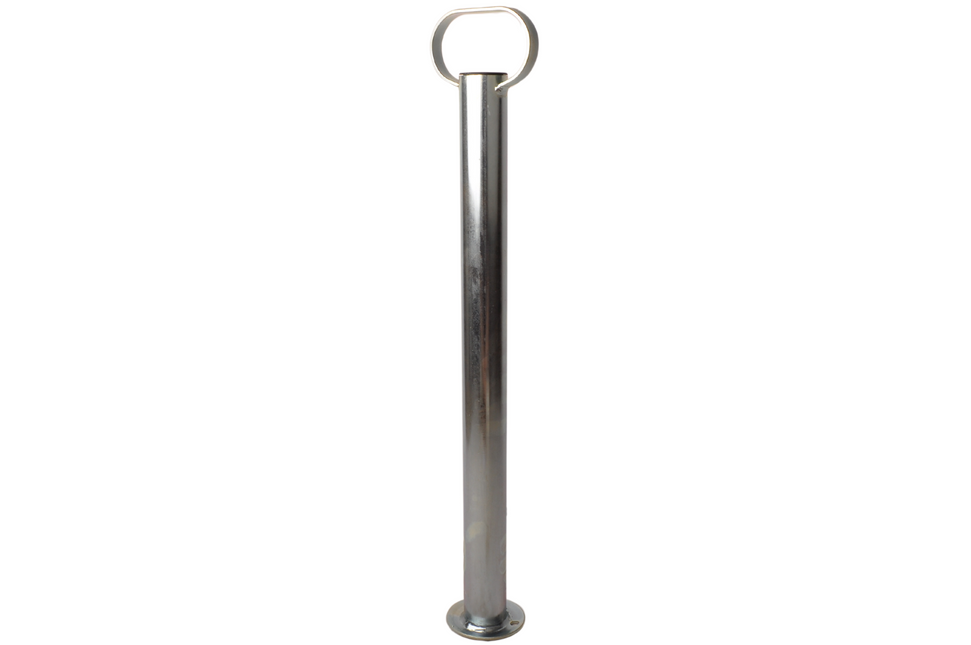 Cantonal Béquilles en acier avec poignée - hauteur 600 mm - diamètre du tube 48 mm
