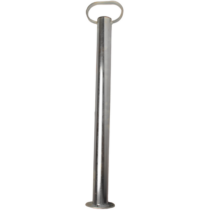 Cantonal Béquilles en acier avec poignée - hauteur 600 mm - diamètre du tube 48 mm