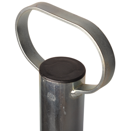 Cantonal Béquilles en acier avec poignée - hauteur 600 mm - diamètre du tube 48 mm