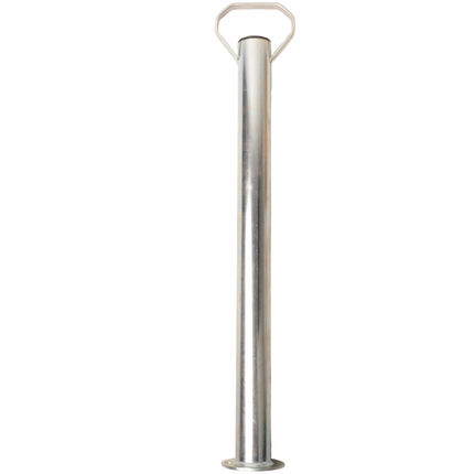 Cantonal Béquilles en acier avec poignée - hauteur 600 mm - diamètre du tube 48 mm