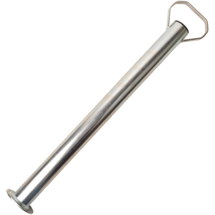 Cantonal Béquilles en acier avec poignée - hauteur 600 mm - diamètre du tube 48 mm