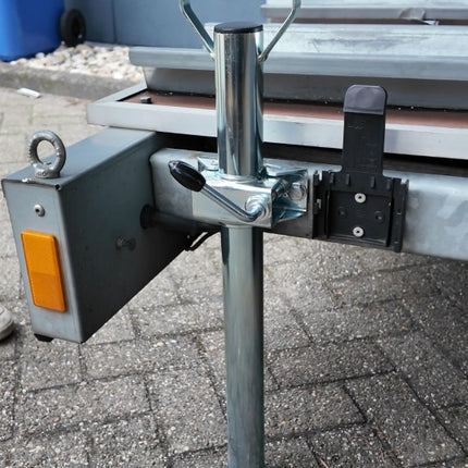 Cantonal Béquilles en acier avec poignée - hauteur 600 mm - diamètre du tube 48 mm