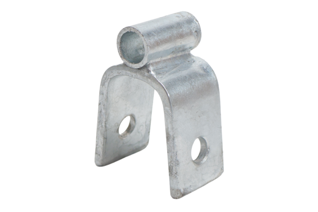 Cantonal Bloc basculant galvanisé pour tube de montage 30x30 mm