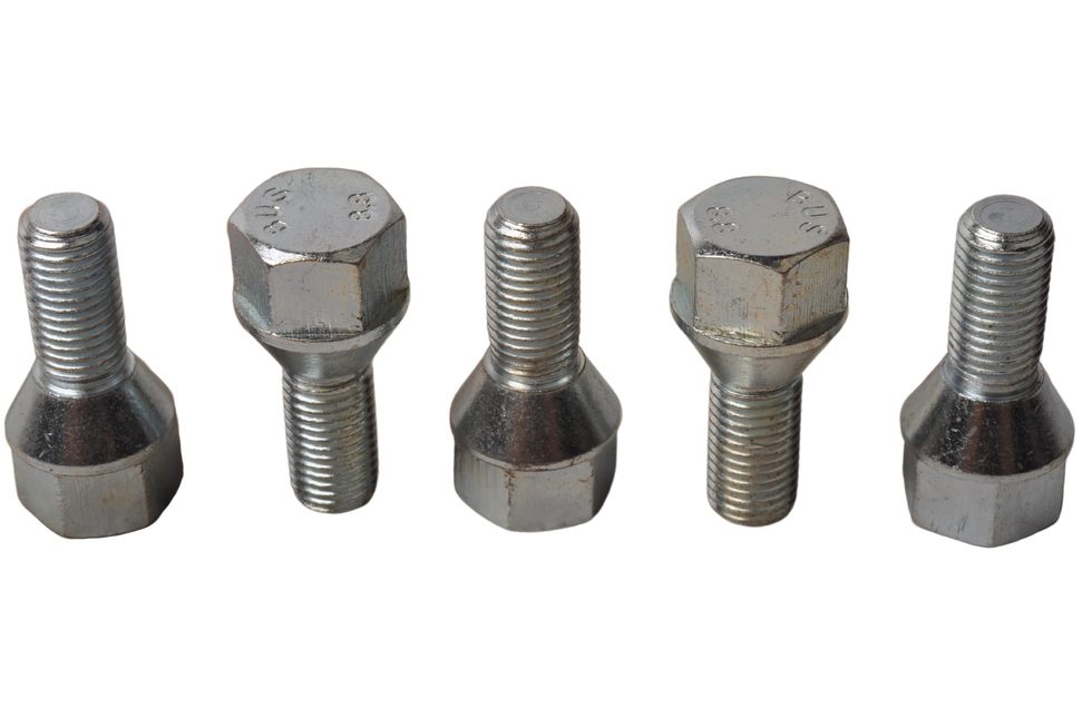 Cantonal Boulon de roue - conique - M12x1,5 -   ensemble de 5 pièces