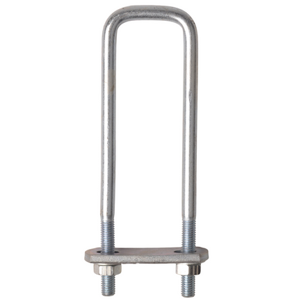 Cantonal Boulon en U / anneau d'attelage M10 180x43 mm